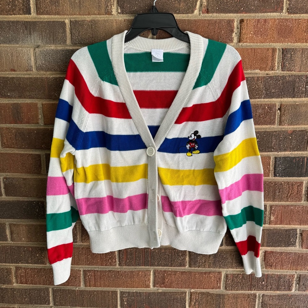 Disney Mickey Striped Cardigan